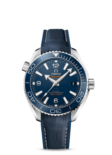 Omega Seamaster Planet Ocean 600M Co-Axial 39.5 Master Chronometer Stainless Steel / Blue / Alligator